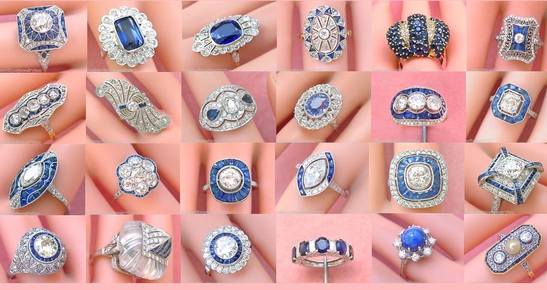 Estate and Vintage Sapphire Rings