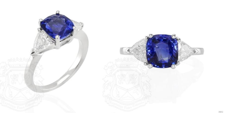 2.55 Ct. Blue Sapphire Ring