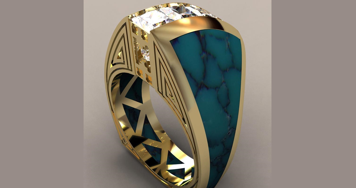 Indian Princess is an 18k yellow gold ladies ring
